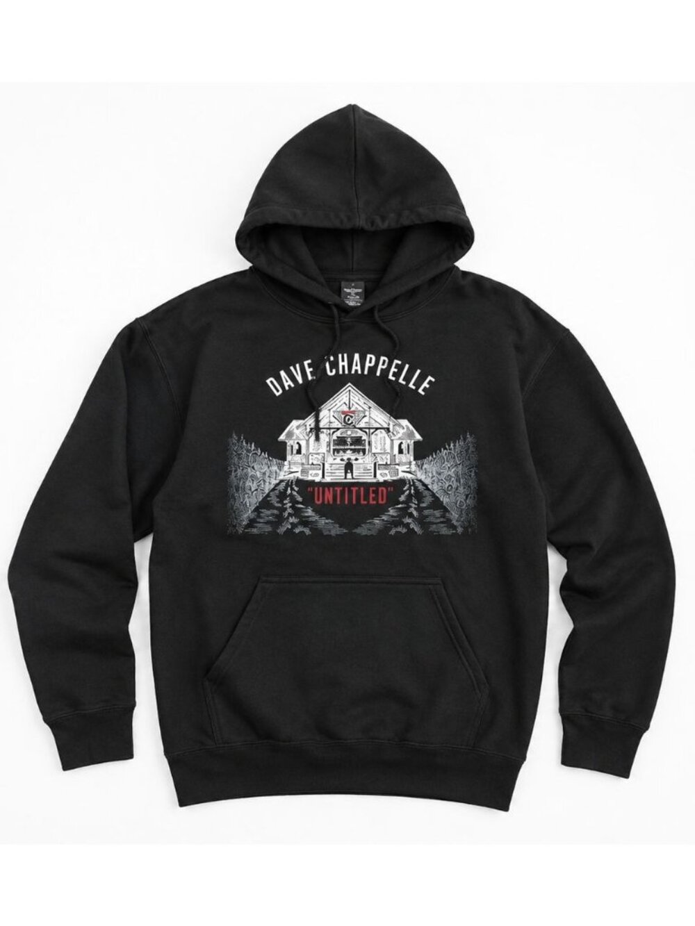 Dave Chappelle Untitled Tour Hoodie Black Men’s Large